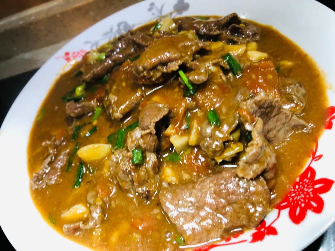番茄炒牛肉的做法 步骤11