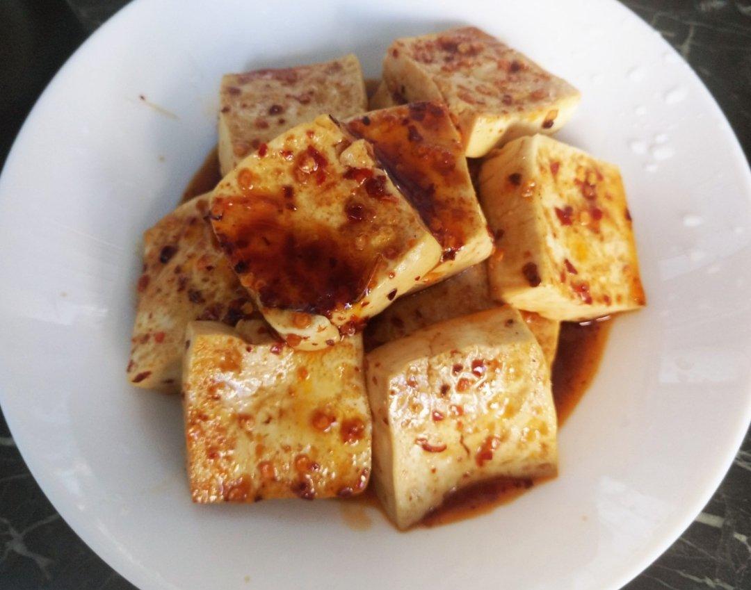 孜然味的香煎豆腐
