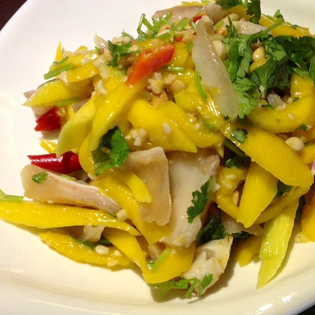 诗小颜-诗颜西点做的青芒果沙拉