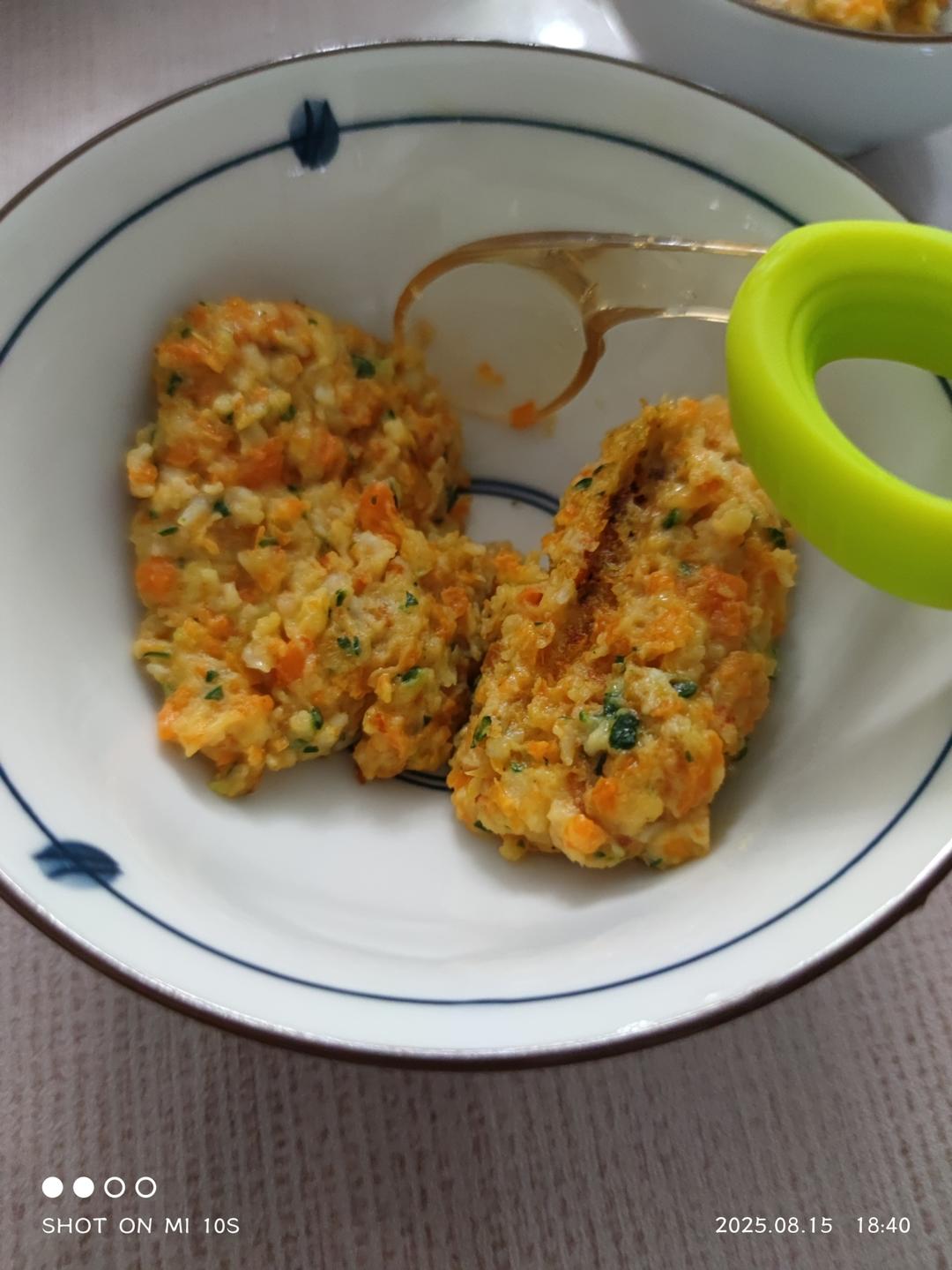 宝宝辅食-蔬菜虾饼
