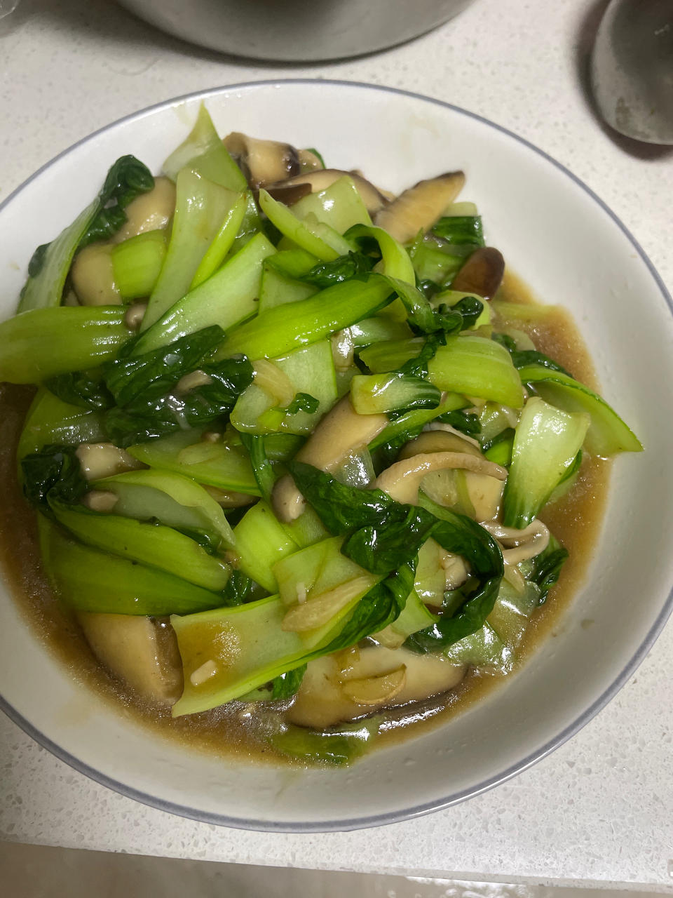 香菇油菜（简单快手）