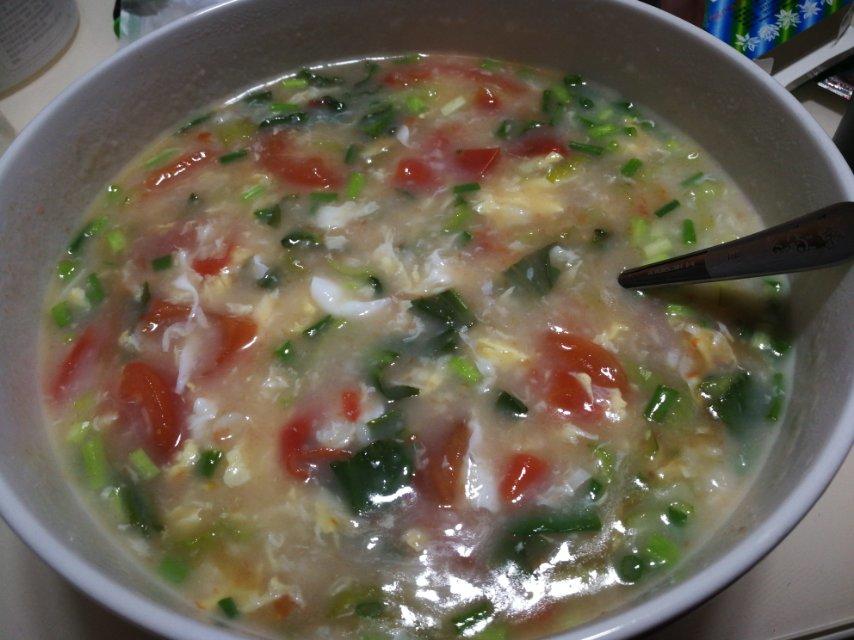西红柿疙瘩汤（病号饭）