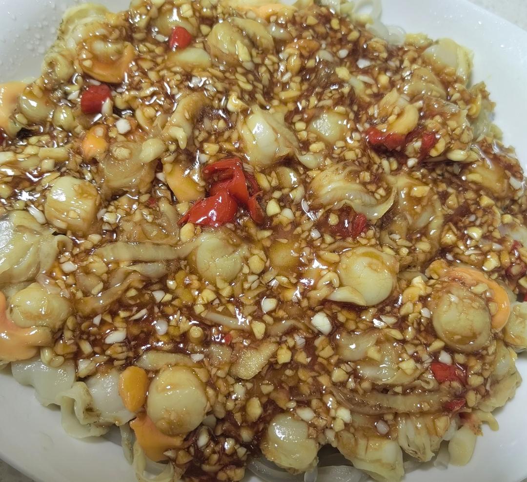 蒜蓉粉丝蒸扇贝