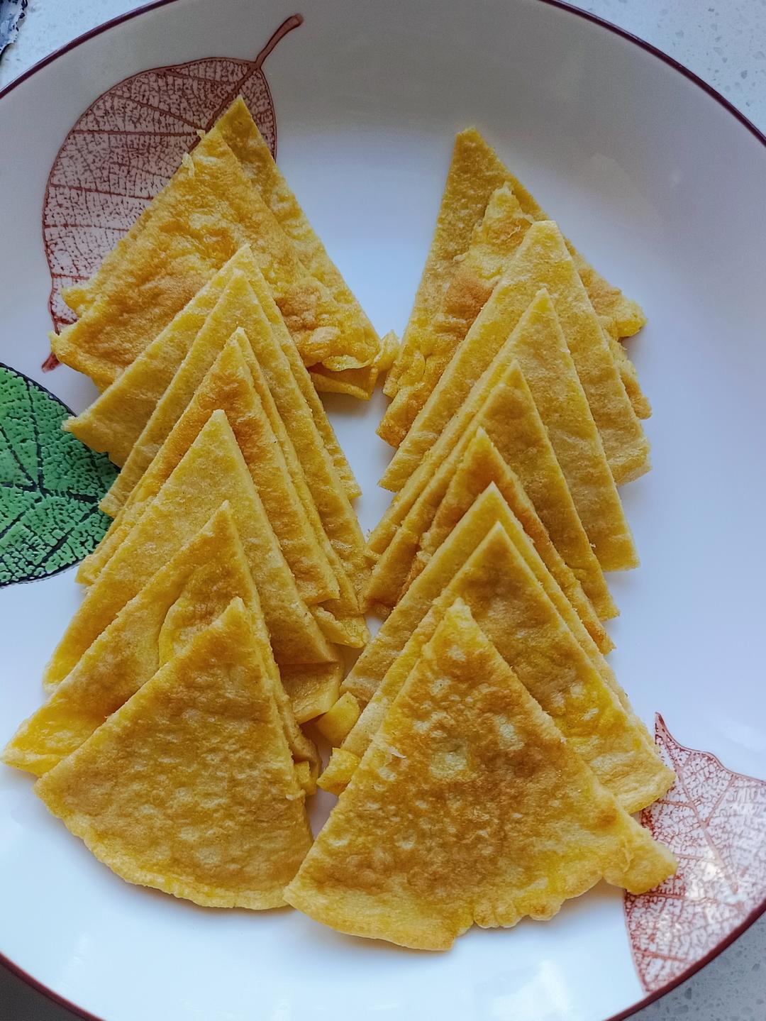 玉米面鸡蛋饼