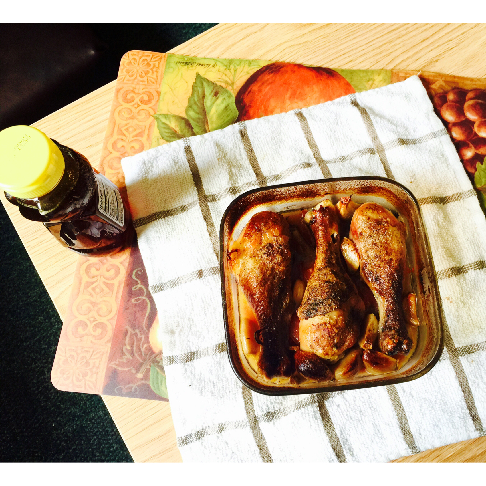 香蒜蕃茄烤鸡腿