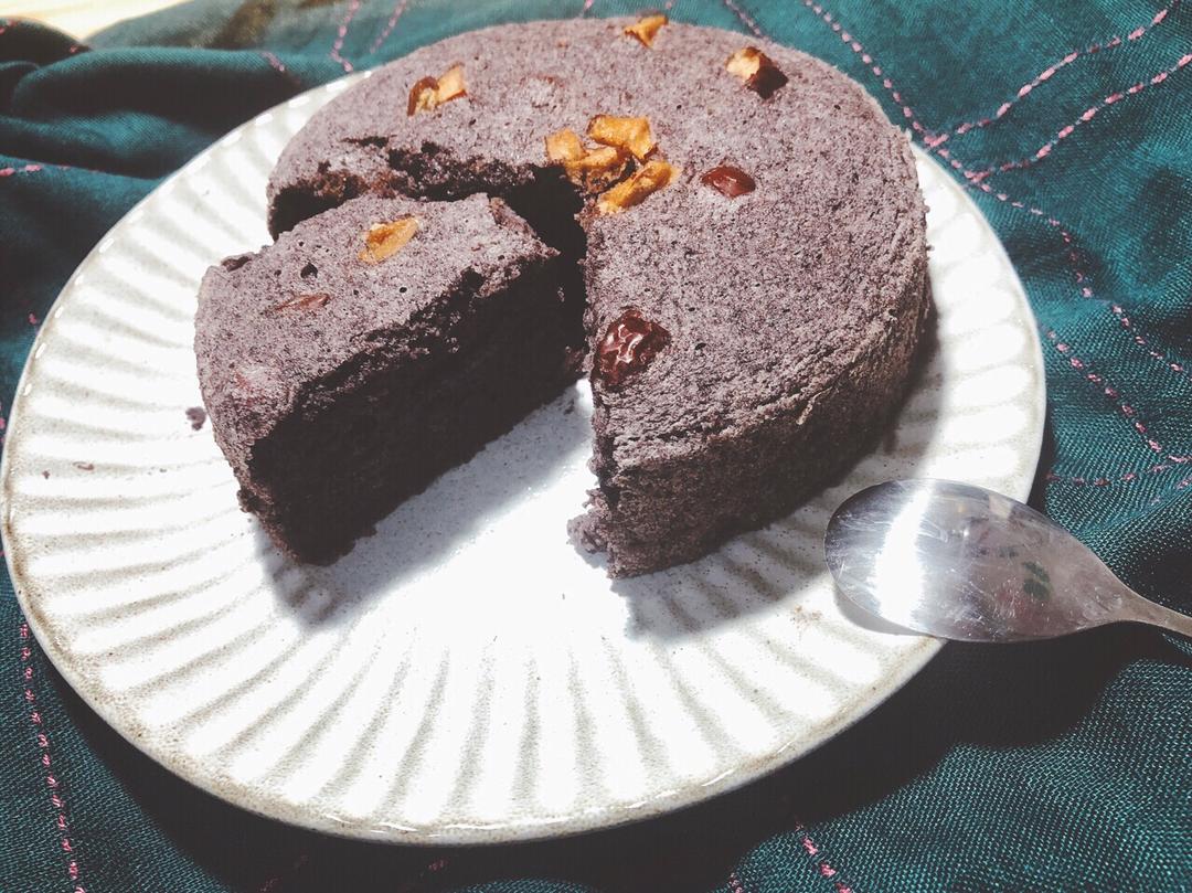 黑糖蔓越莓黑米糕