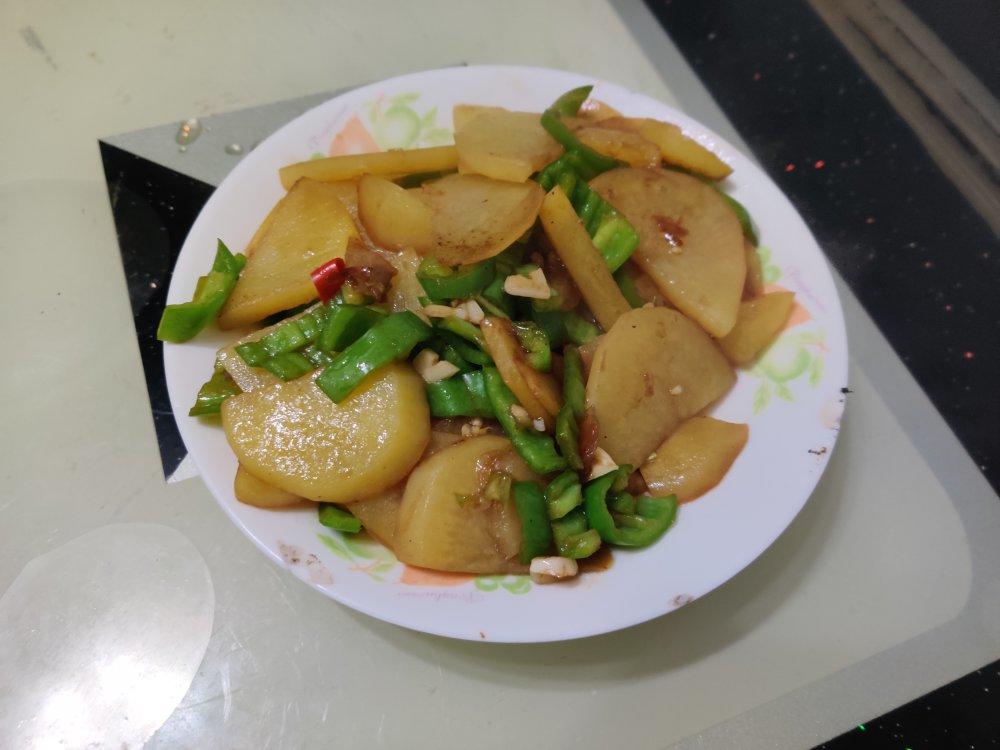 家常炒土豆片