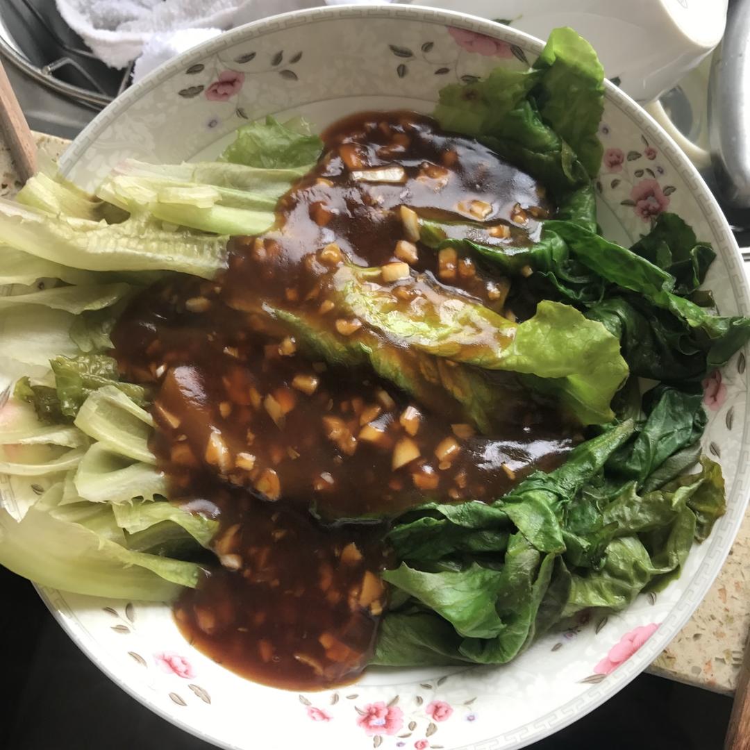 家常菜 蚝油生菜