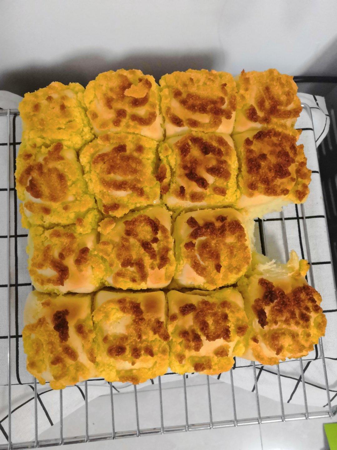 快手椰蓉小餐包（一次发酵照样柔软又拉丝）