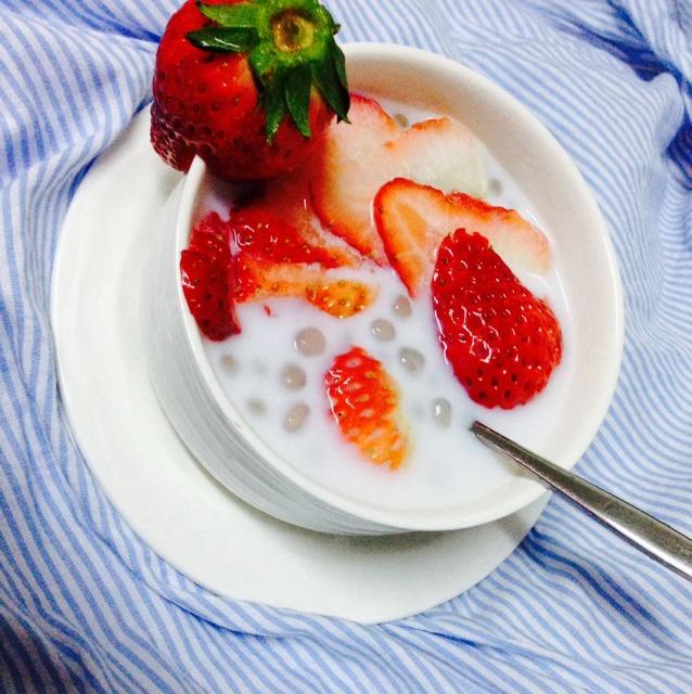 草莓西米露