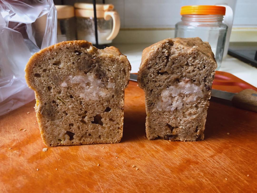 黑麦天然酵种香蕉肉桂蛋糕（快手banana bread）