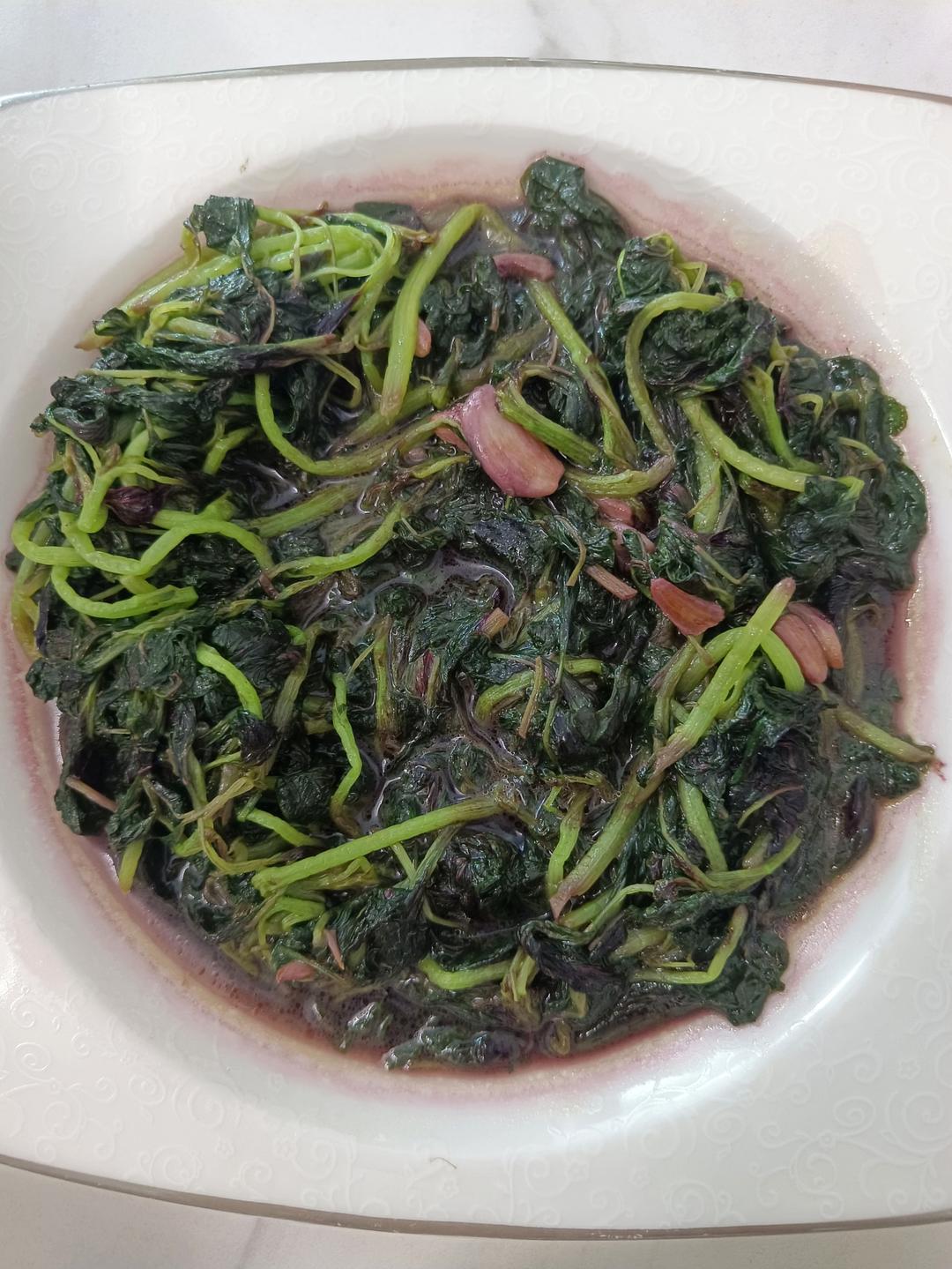 清炒红苋菜