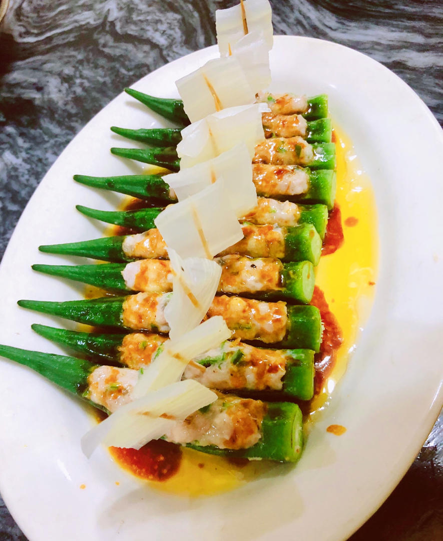 小天鹅用户5508_hqlp做的【秋葵酿肉】之扬帆远航,一帆风顺