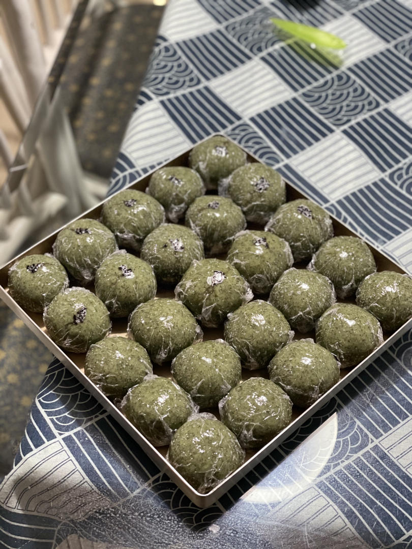 青团 | 咸蛋黄肉松馅