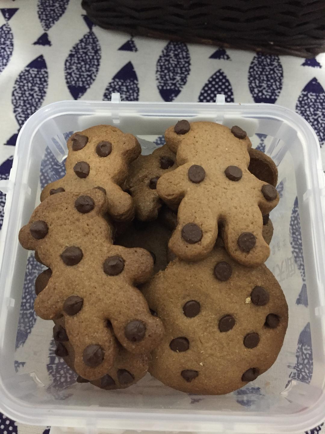 超级简单的巧克力饼干的做法