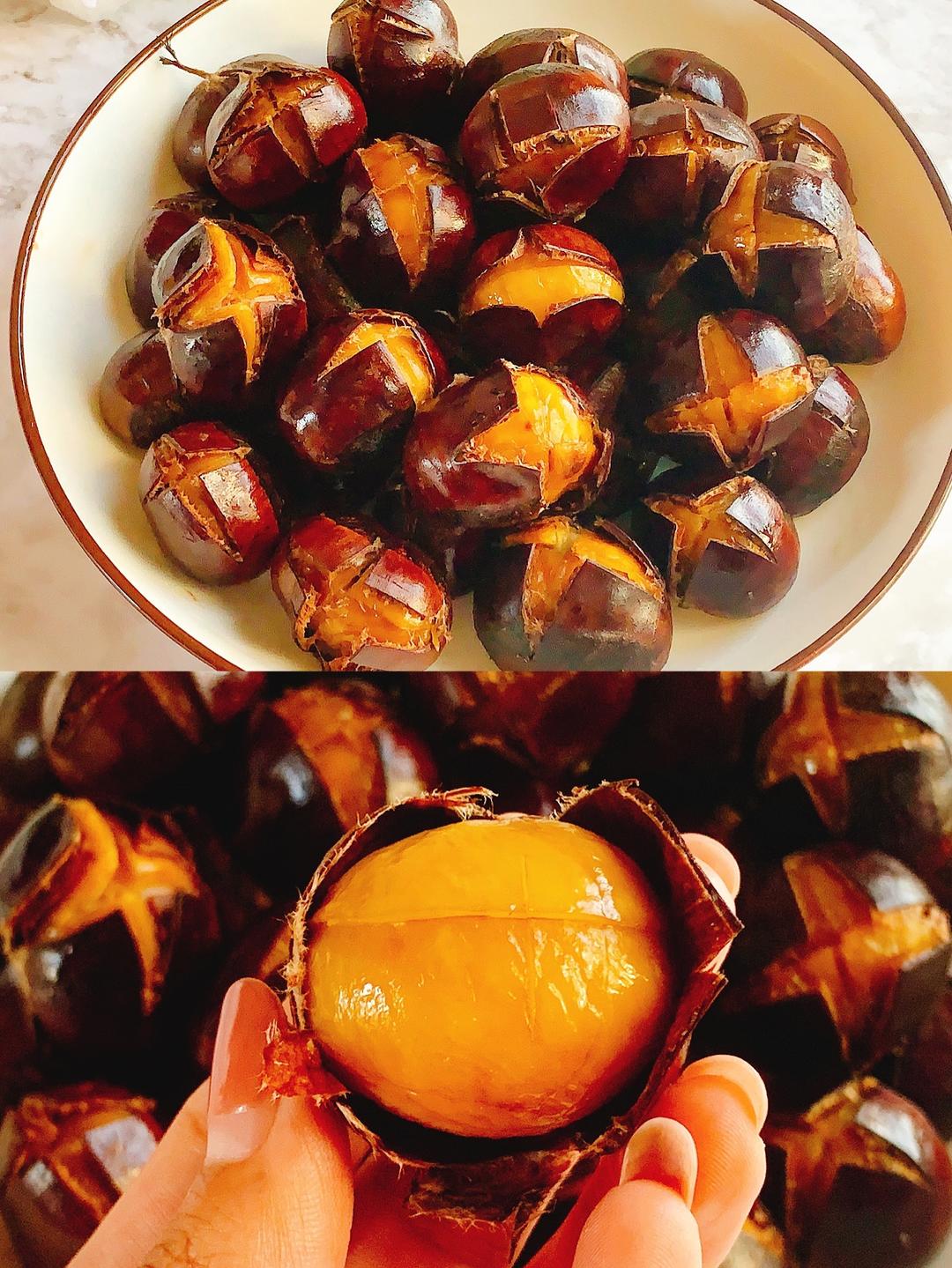 🔥免烤箱❗️香甜软糯～电饭锅糖炒板栗