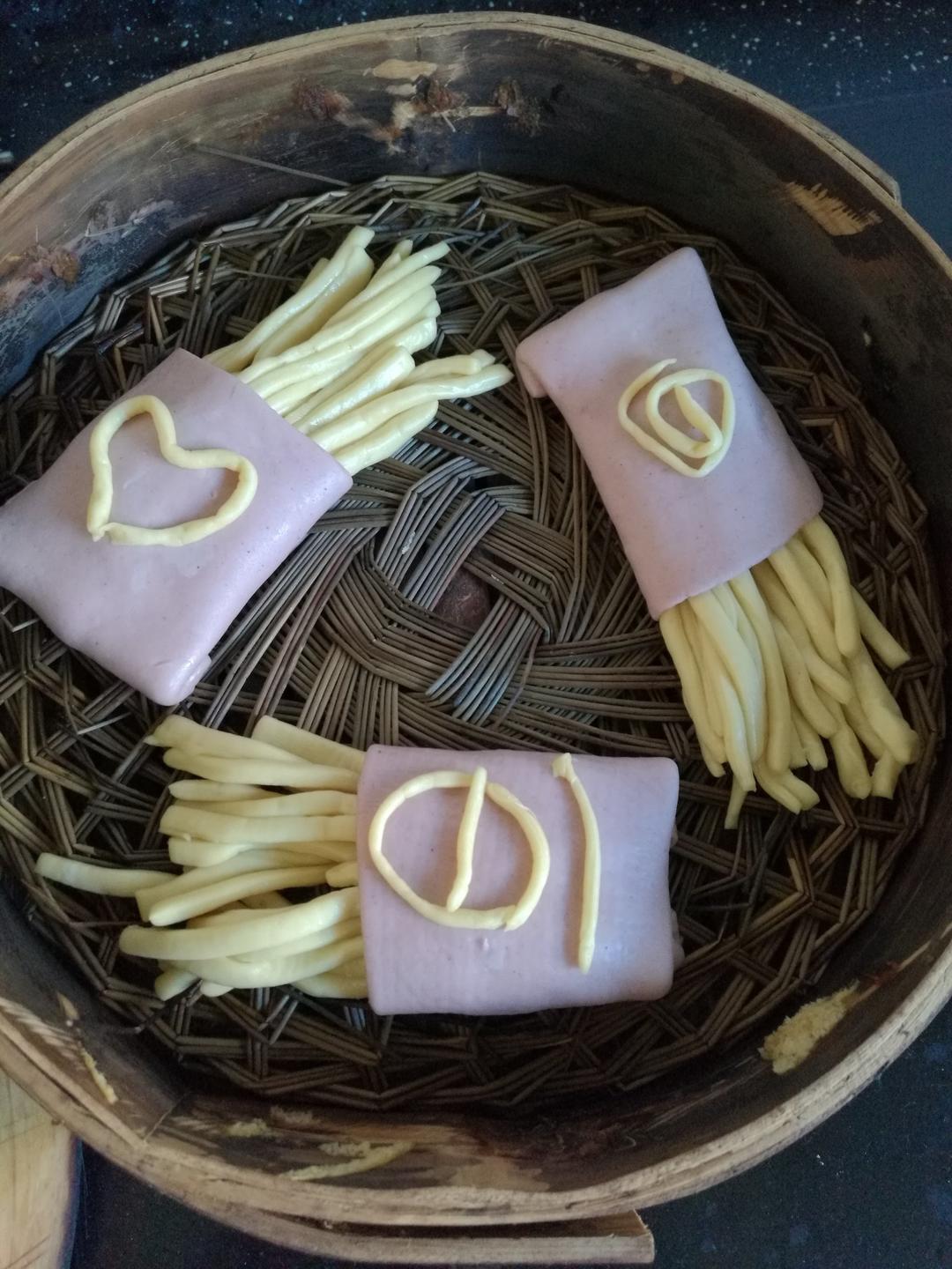 健康的馒头薯条
