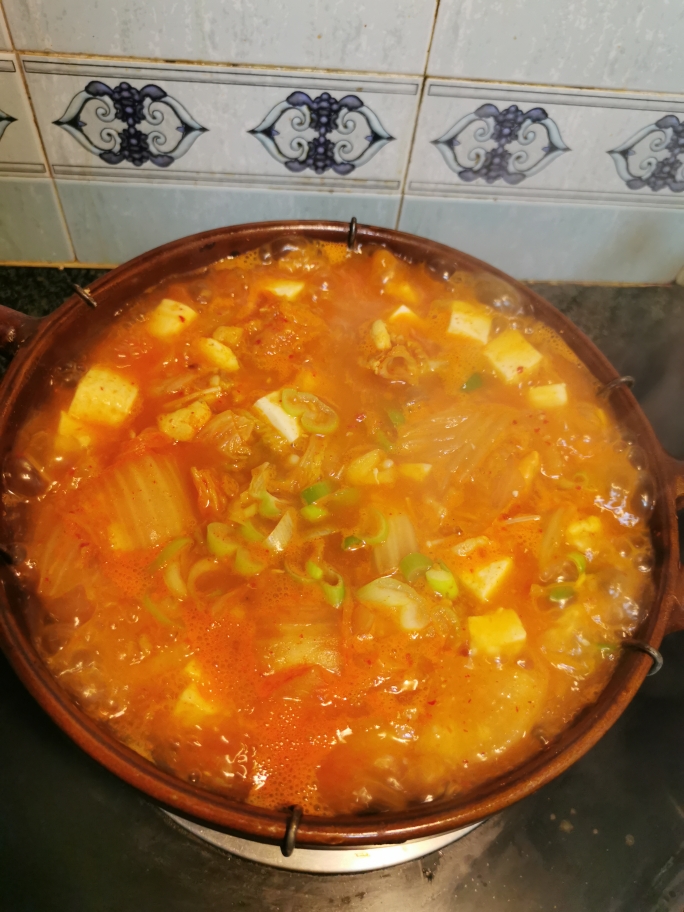 韩式泡菜海鲜汤的做法 步骤7
