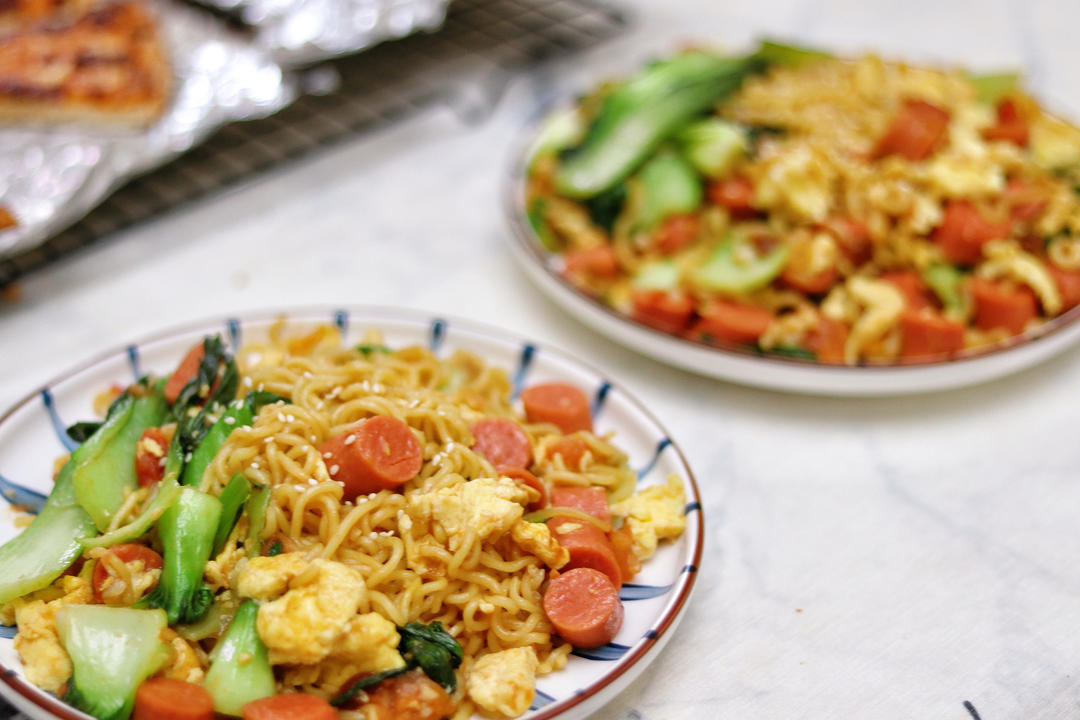 秒杀路边摊✨好吃到没朋友‼️懒人炒方便面🍜