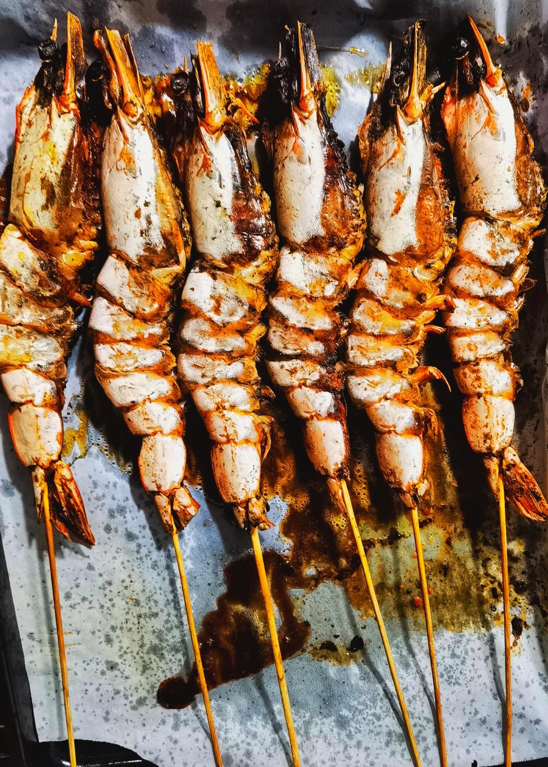 串烤黑虎虾