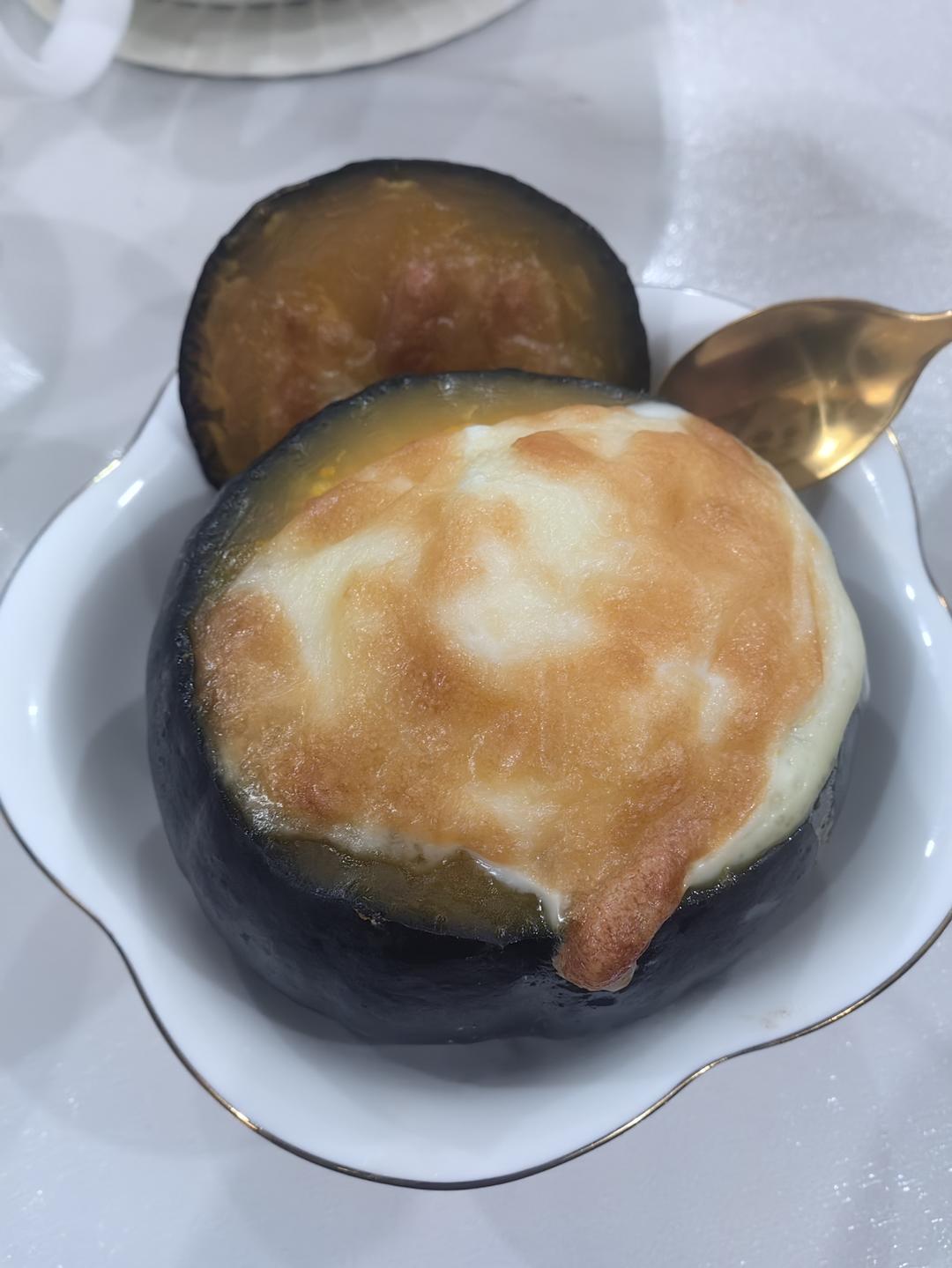 南瓜芝士盅（空气炸锅）