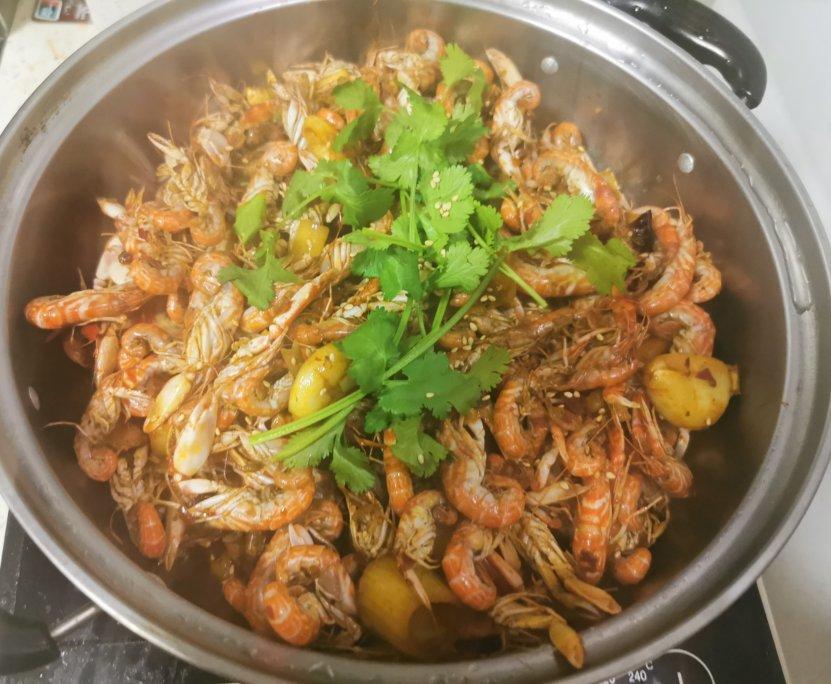 辣炒嘎巴虾(拉腿虾)