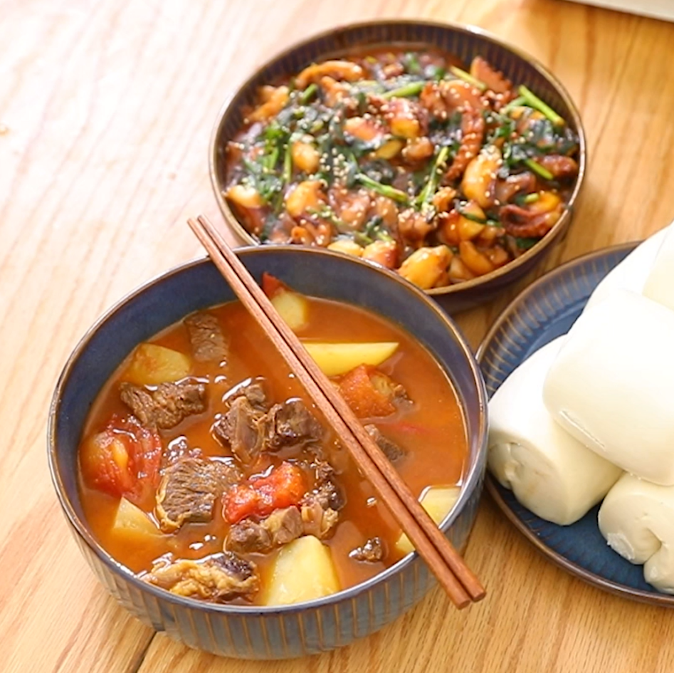 待客大菜【土豆炖牛肉】简单又丰盛，卖相好、鲜香下饭！