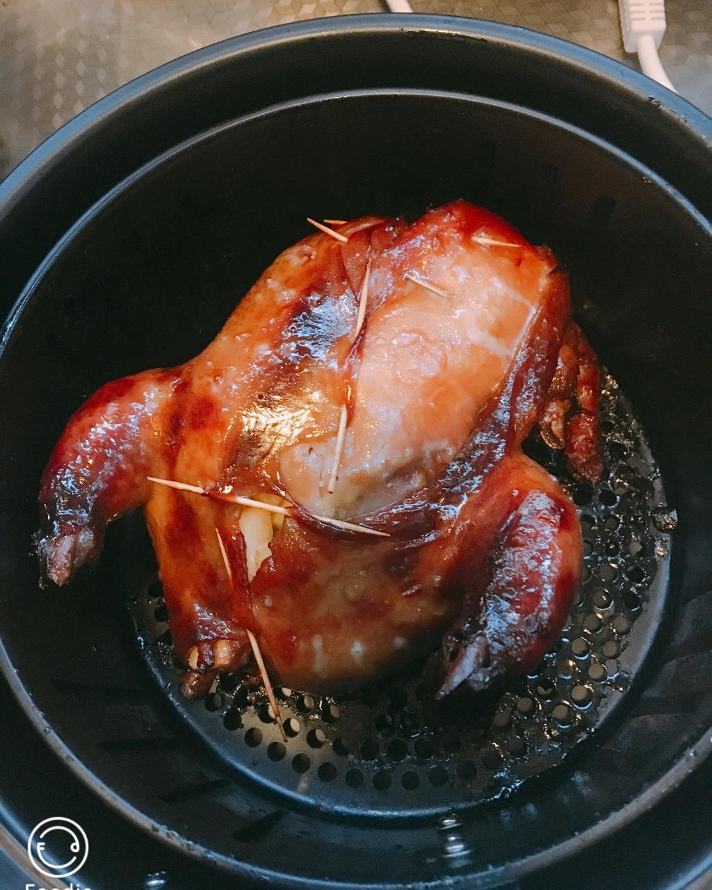 黄油蜂蜜苹果烤鸡