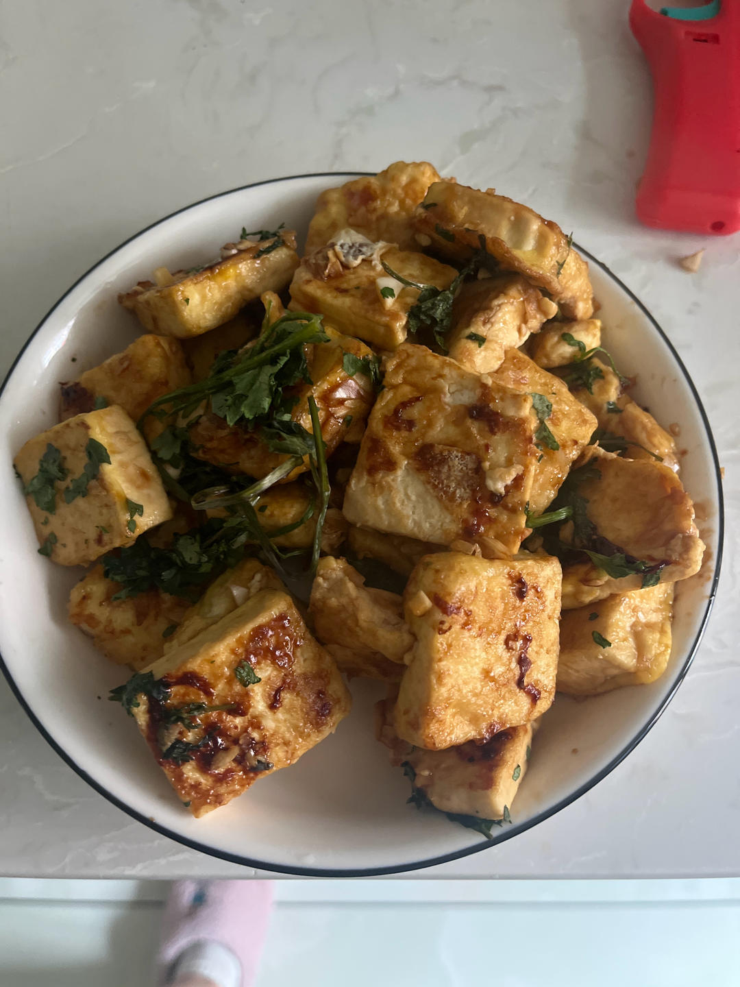 无敌好吃的香煎豆腐