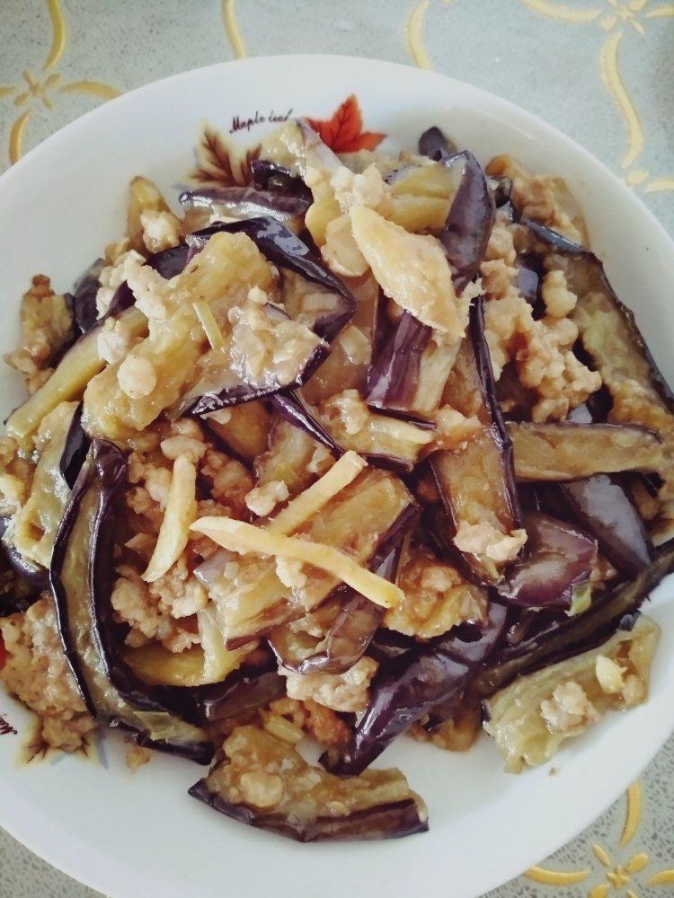 红烧肉沫茄子