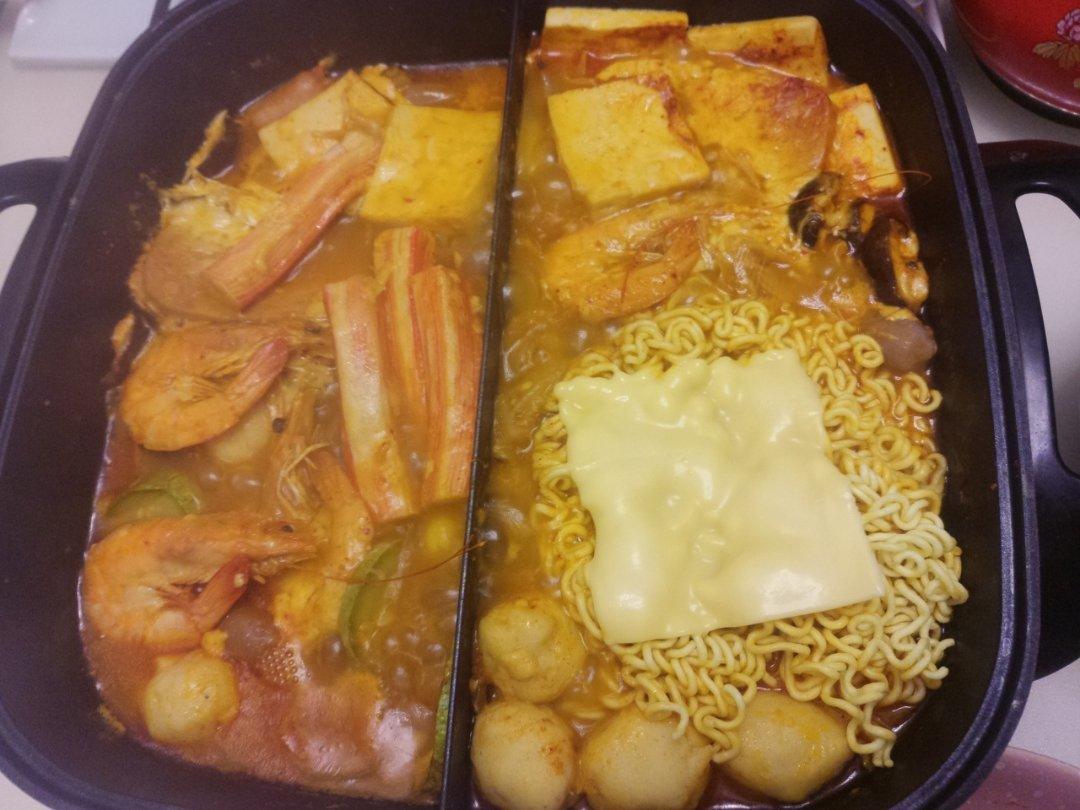 【芝士年糕火锅】
