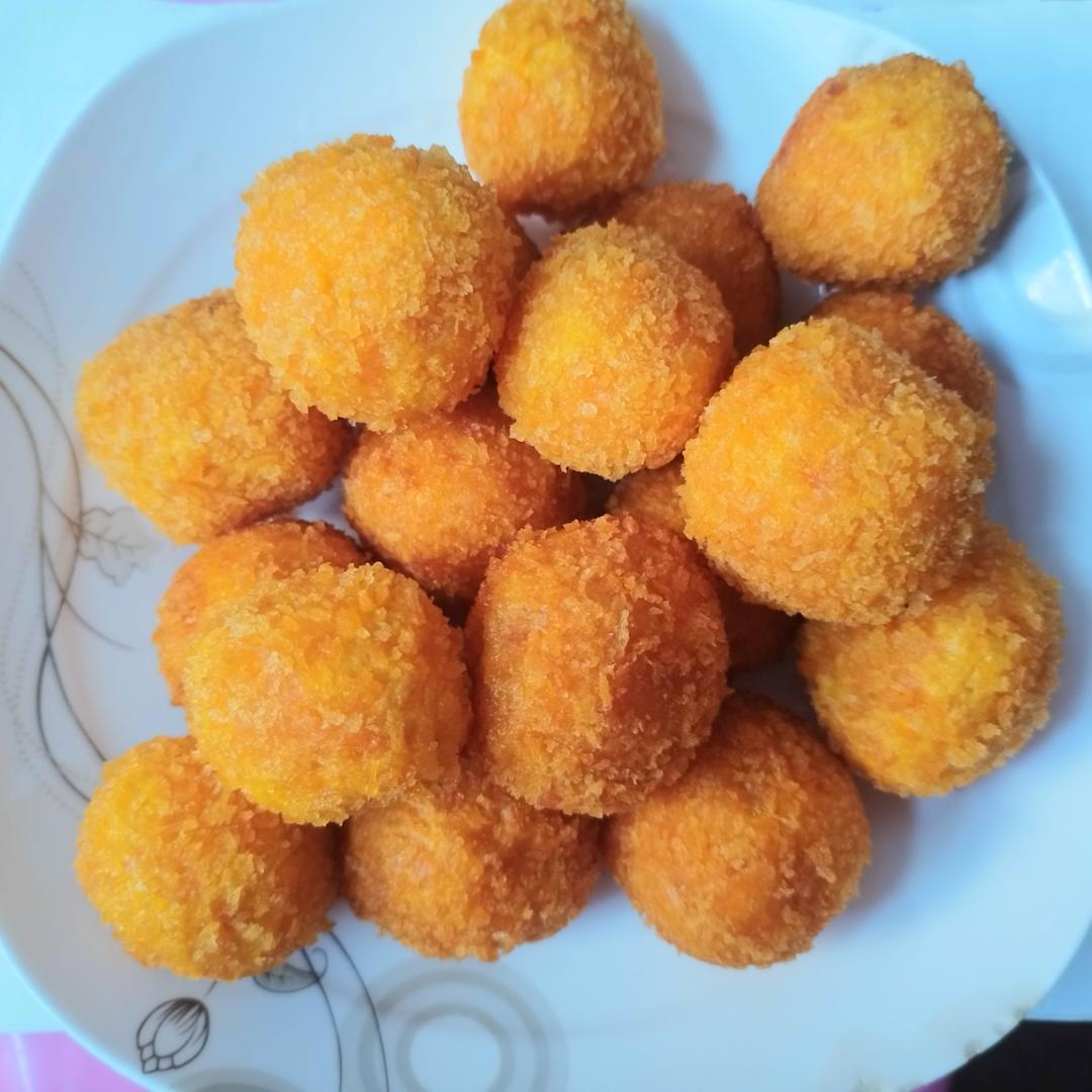 红薯丸子的做法