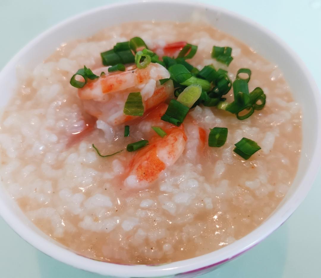鲜虾砂锅粥
