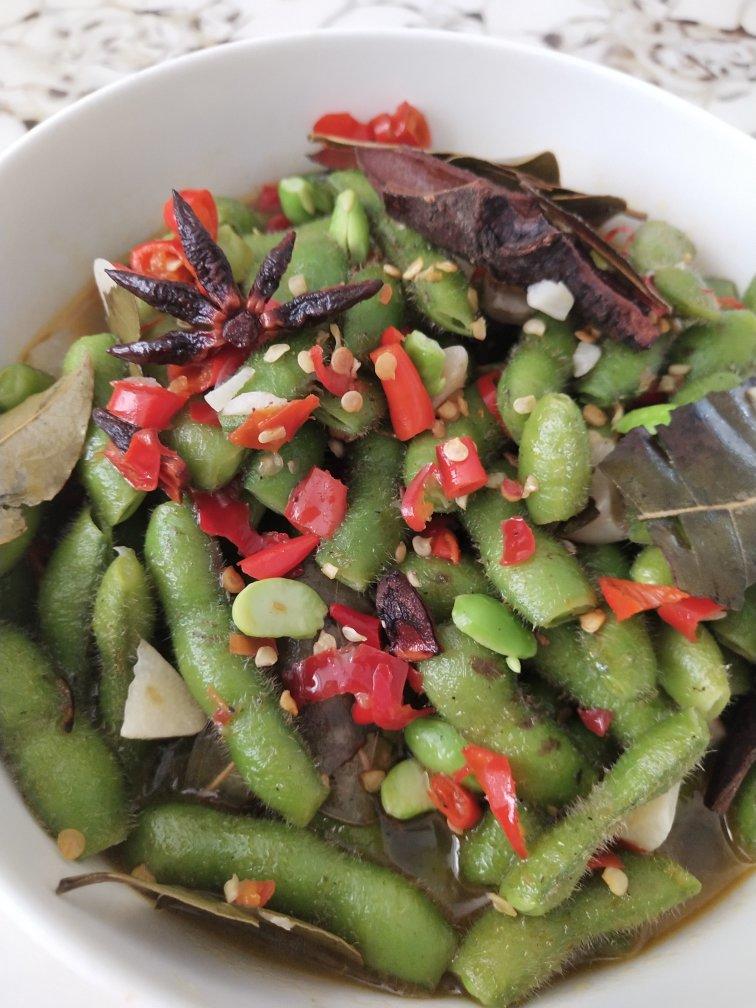 豪华版水煮毛豆