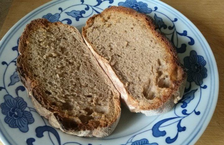 天然酵种50%全麦欧包