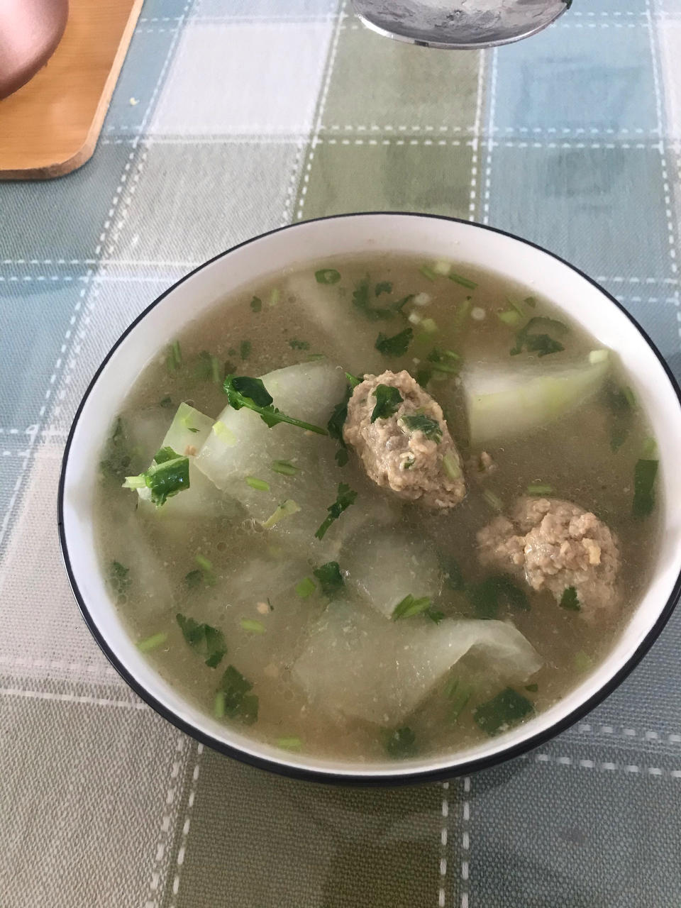 夏天不可错过的家常味--冬瓜丸子汤