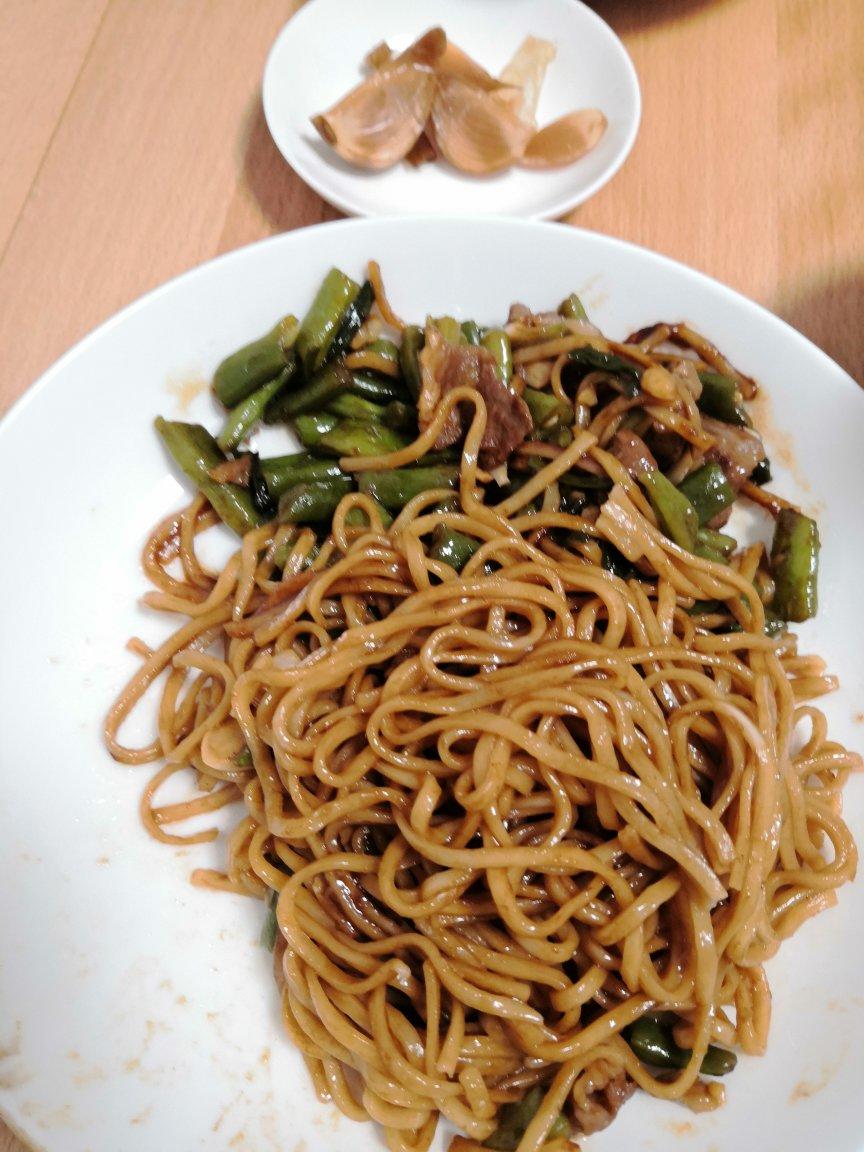 豆角焖个面