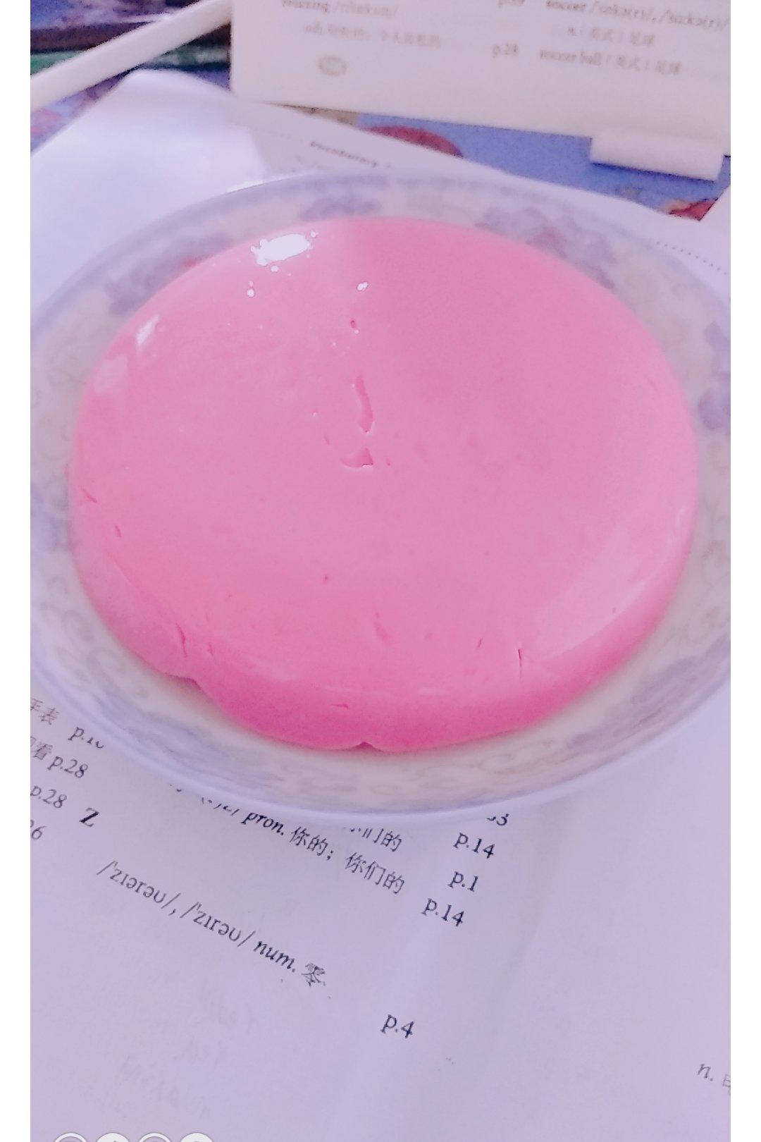 少女心爆棚的火龙果牛奶小方