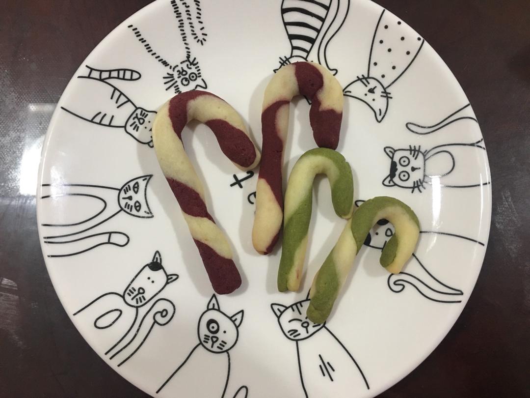 圣诞拐杖饼干