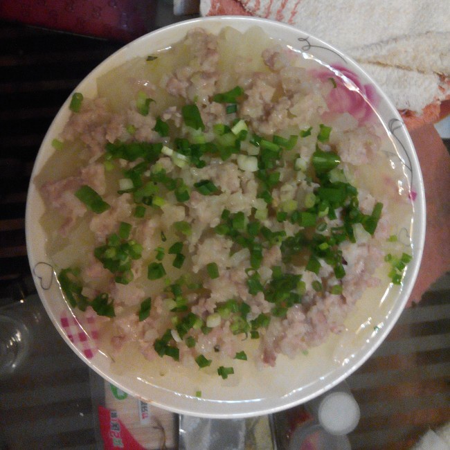 肉末蒸冬瓜