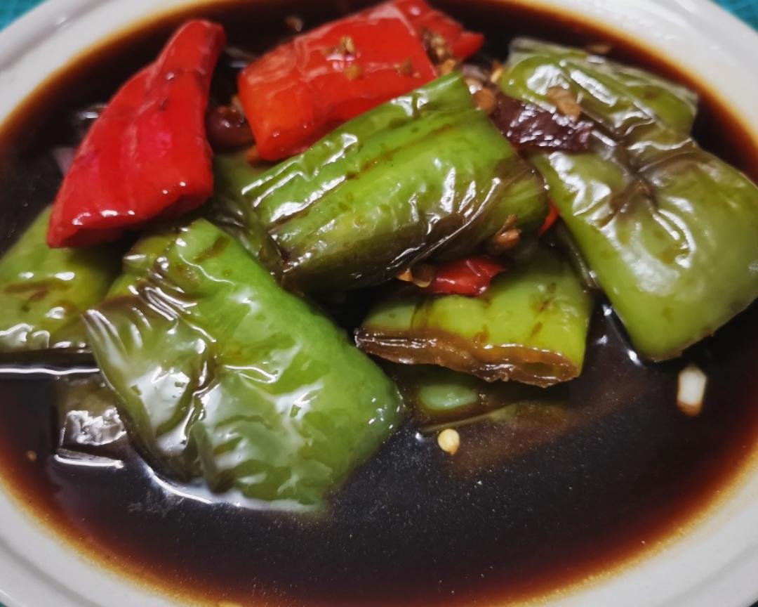 虎皮泡椒的做法