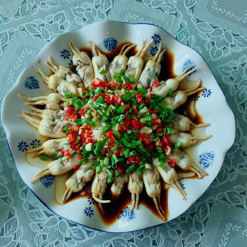 葱油蛏子