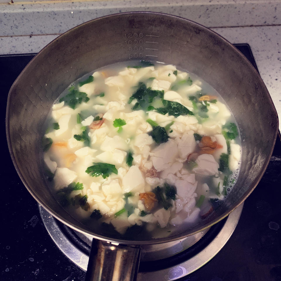 蛤蜊豆腐汤