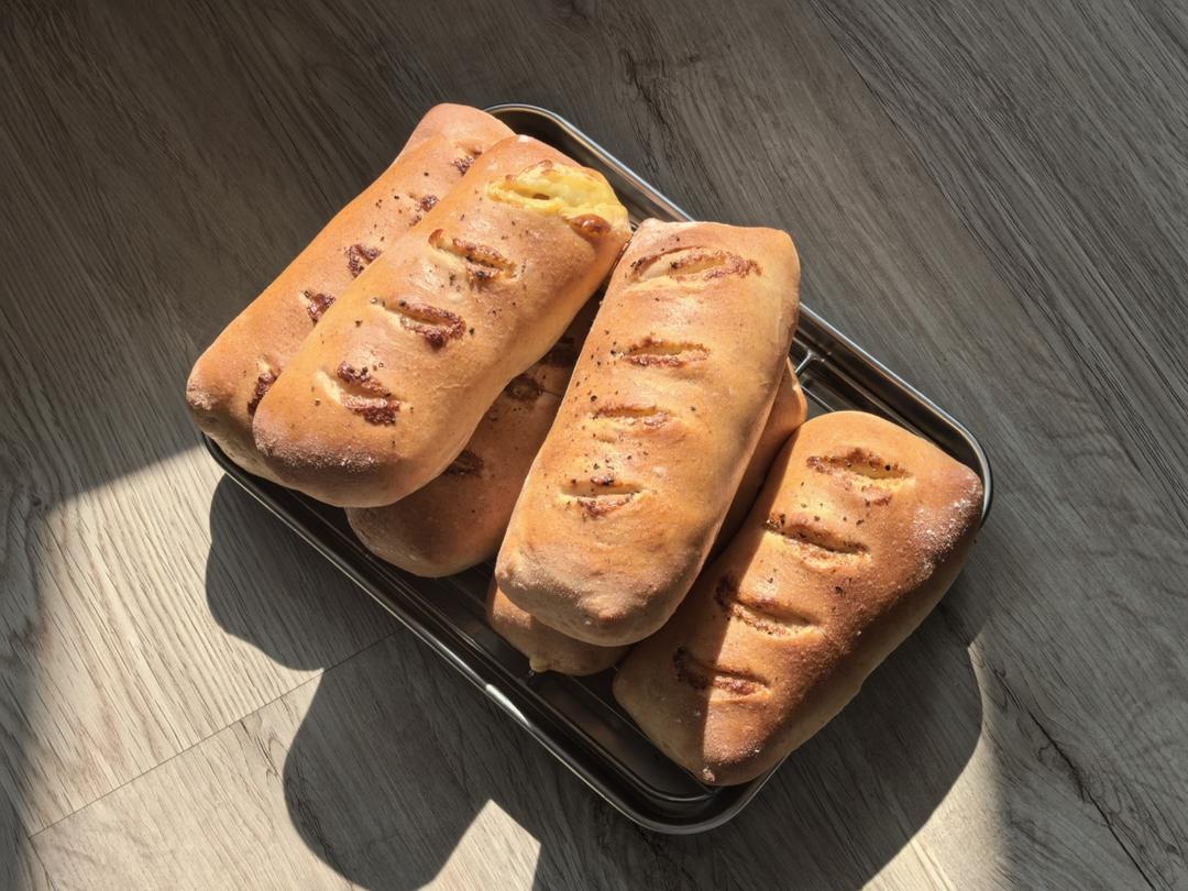 全麦培根芝士软欧