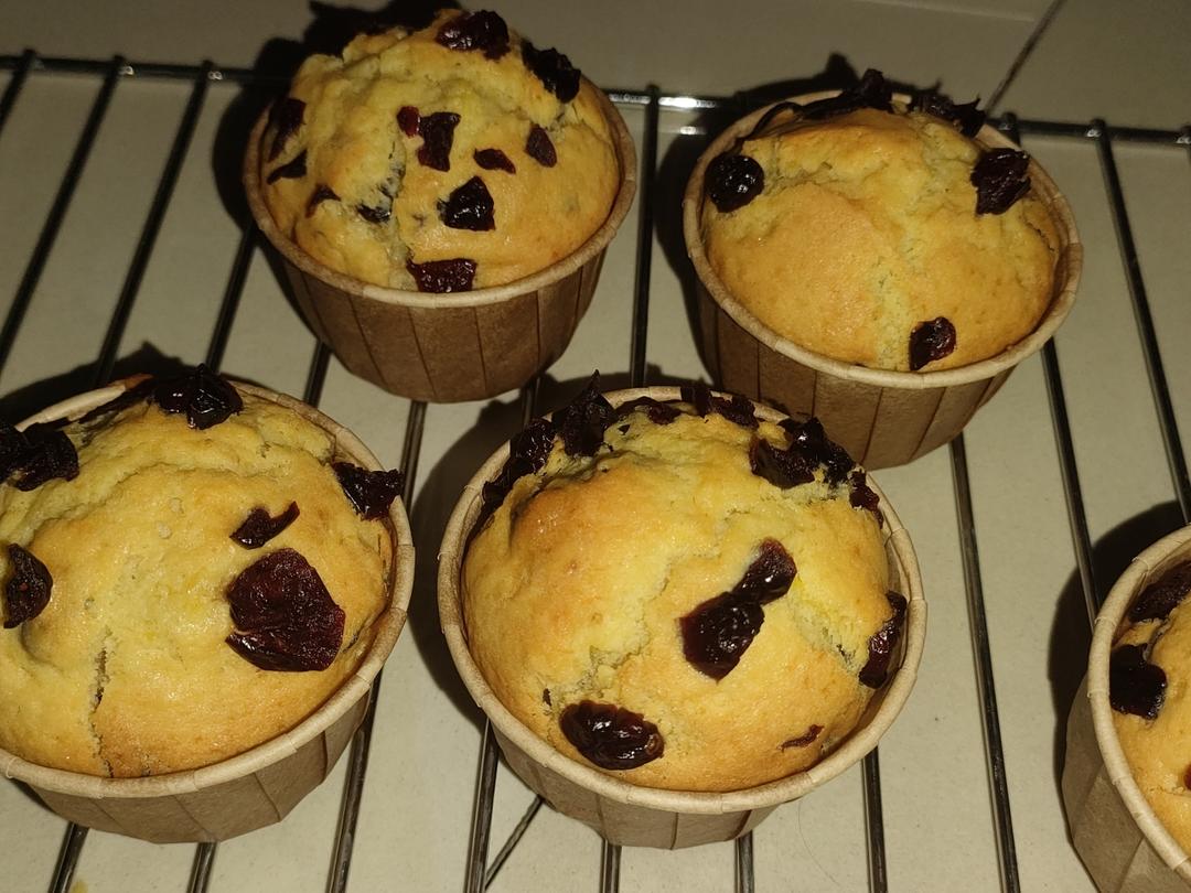 少女心的香蕉蔓越莓玛芬