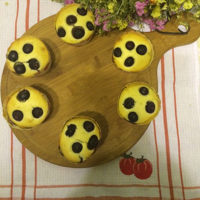 超好吃的蓝莓麦芬