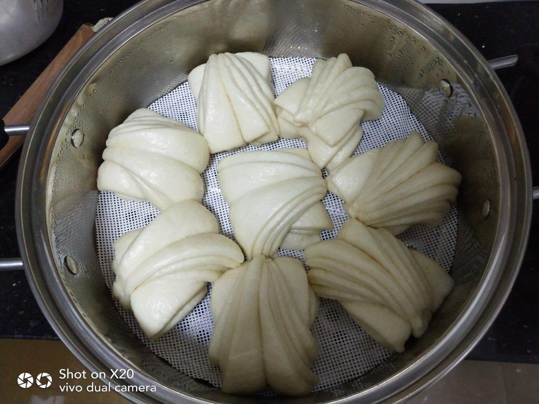 造型漂亮做法超简单的，花卷馒头