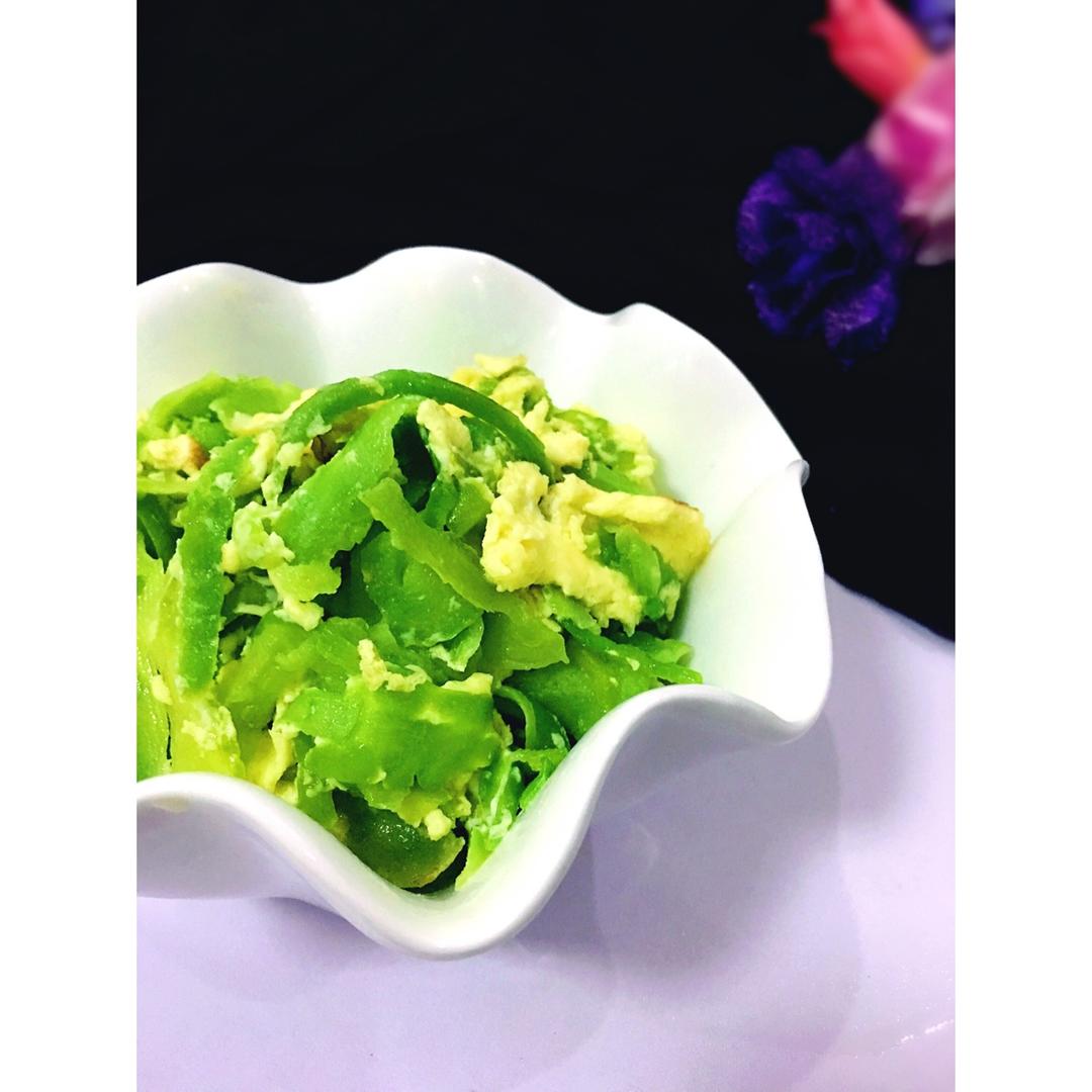 苦瓜炒鸡蛋