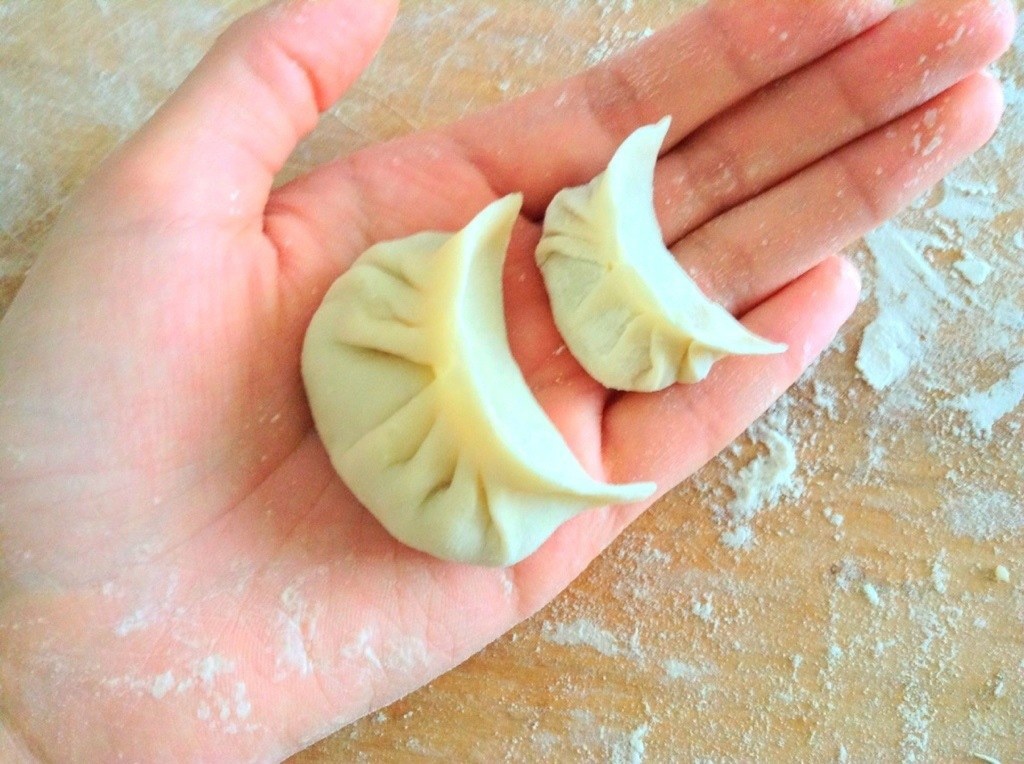 ╭ (￣▽￣)╯饺子包法