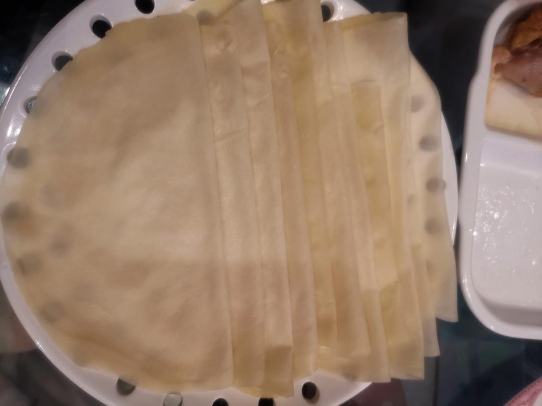 最简单形状最好的春卷皮/烤鸭饼皮